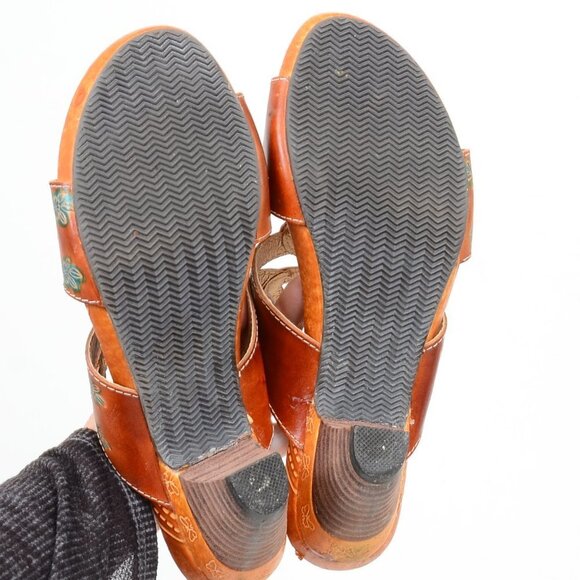 L'Artiste by Spring Step Carlina Flowers Slip On Sandals Size 41 US10 - Picture 11 of 11